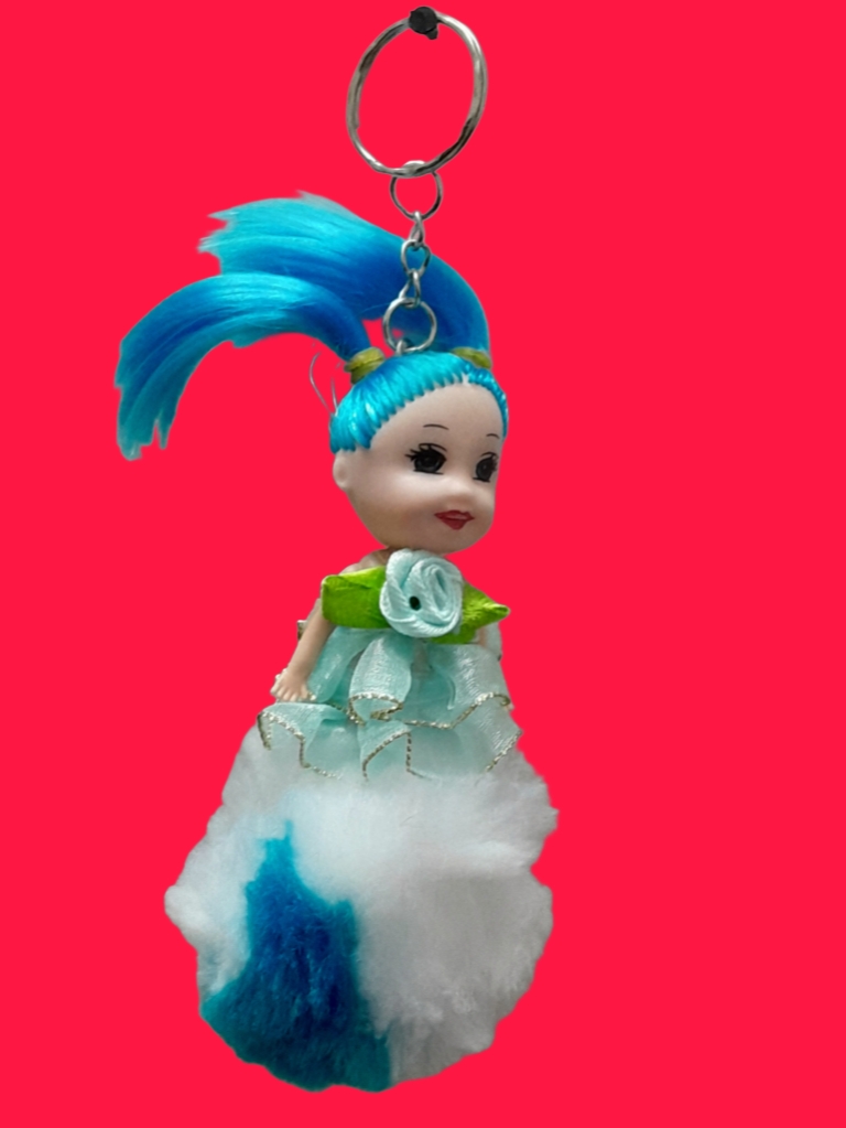 آویز عروسکی دخترانه سیلیکونی